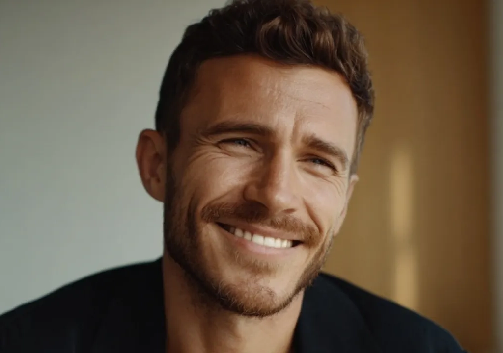 Model Smiling